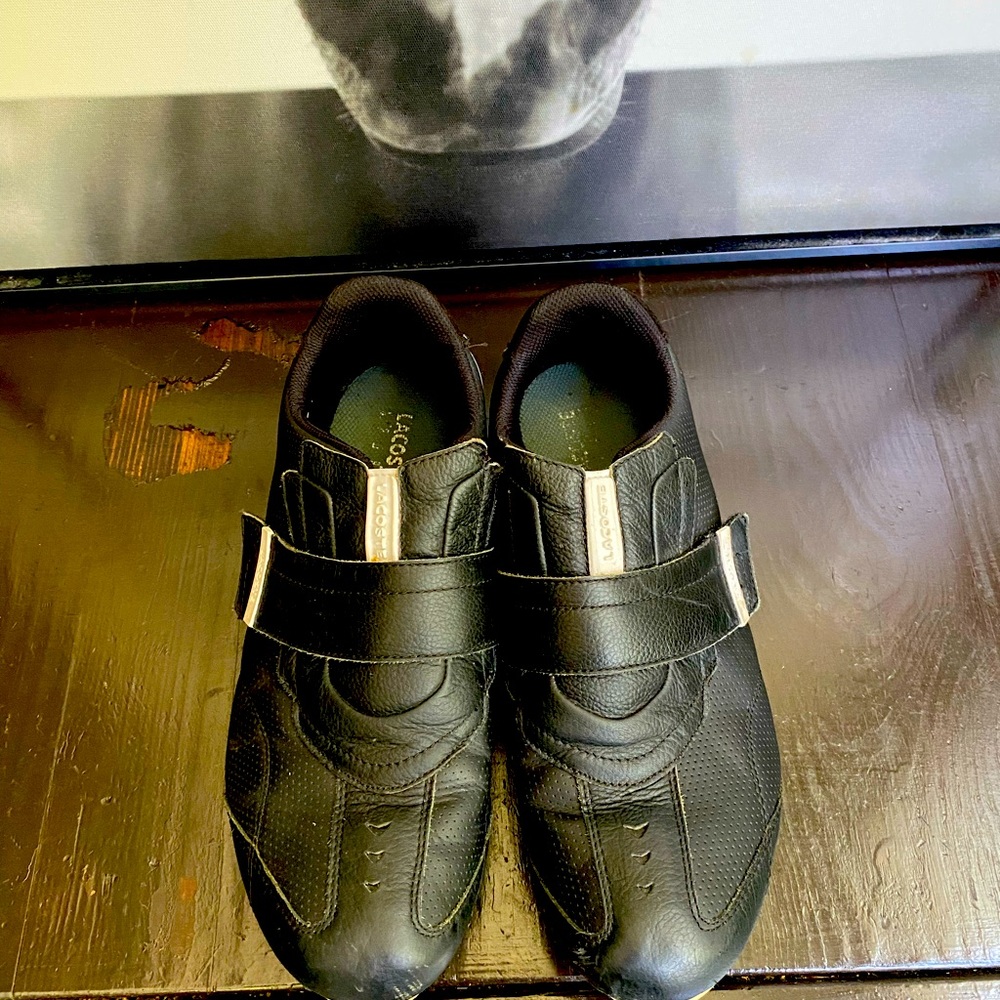 Men Lacoste shoes black!!!